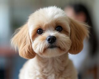 Professional pet grooming session